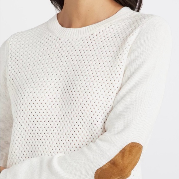 Lety & Me Josey Elbow Patch Sweater- EUC - Picture 9 of 10
